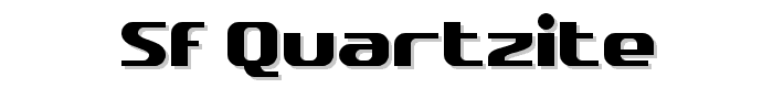 SF Quartzite font